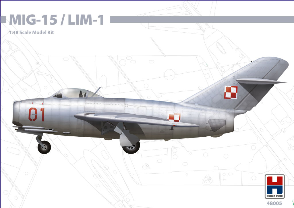 H2K48005 MiG-15 / LiM-1 ex-Bronco | Model samolotu do sklejania | Sklep  modelarski Arma Hobby