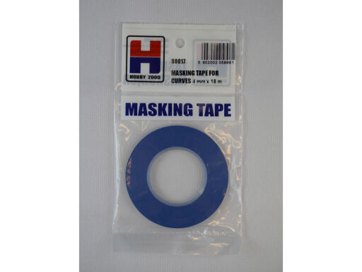 H2K80017 Masking Tape For Curves 4mm x 18m