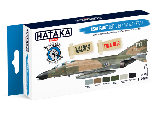 HTK-BS09 USAF Paint Set Vietnam war-era BLUE LINE farby modelarskie