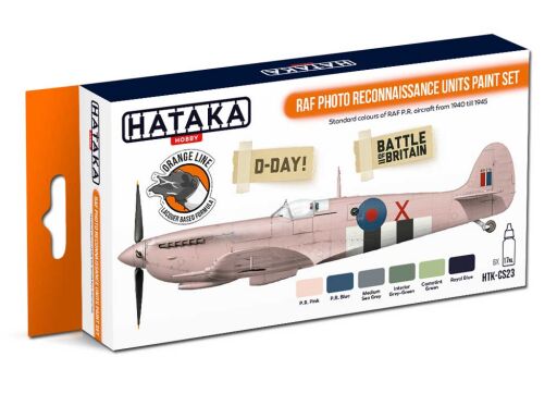 HTK-CS23 RAF Photo Reconnaissance Units paint set -- ORANGE LINE farby modelarskie