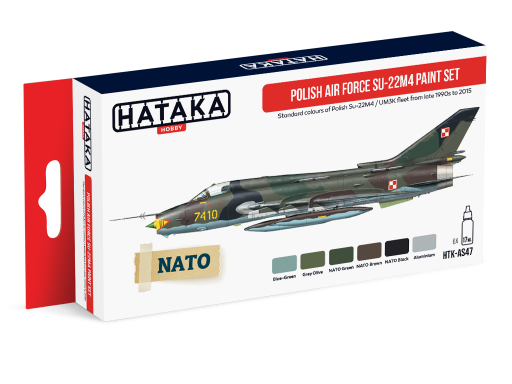 HTK-AS47 Polish Air Force Su-22M4 paint set farby modelarskie