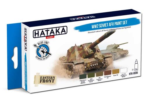 HTK-BS95 WW2 Soviet AFV paint set – BLUE LINE farby modelarskie