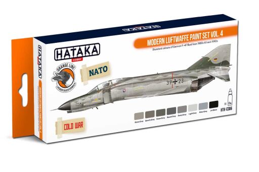 HTK-CS66 Modern Luftwaffe paint set vol. 4 -- ORANGE LINE farby modelarskie