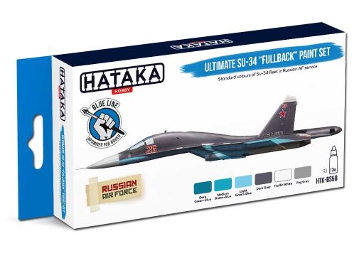 HTK-BS58 Ultimate Su-34 Fullback paint set  – BLUE LINE farby modelarskie