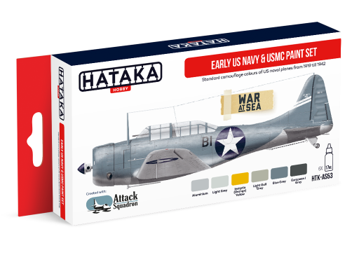 HTK-AS53 Early US Navy paint set farby modelarskie