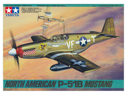 Tamiya 61042 North American P-51B Mustang™ Model samolotu do sklejania