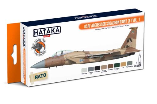 HTK-CS29 USAF Aggressor Squadron paint set vol. 1 -- ORANGE LINE farby modelarskie