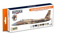 HTK-CS29 USAF Aggressor Squadron paint set vol. 1 -- ORANGE LINE