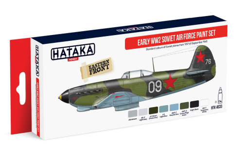 HTK-AS33 Early WW2 Soviet Air Force paint set farby modelarskie