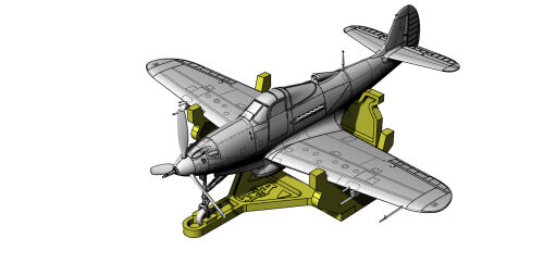 71002 Przyrząd montażowy do P-39 Arma Hobby 1/72 Model samolotu do sklejania