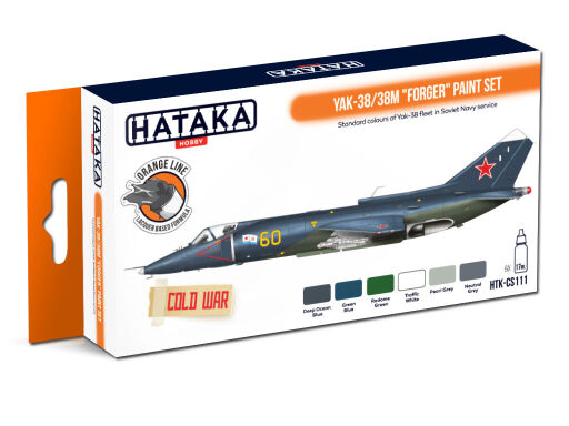 HTK-CS111 Yak-38/38M FORGER paint set -- ORANGE LINE farby modelarskie