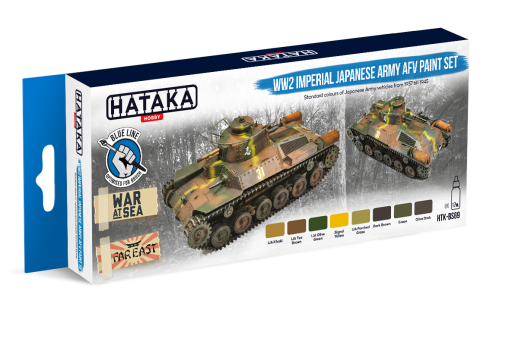 HTK-BS69 WW2 Imperial Japanese Army AFV Paint Set farby modelarskie