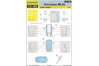 EDUCX568 Maski Hurricane Mk IIc 1/72  (ARMA HOBBY)