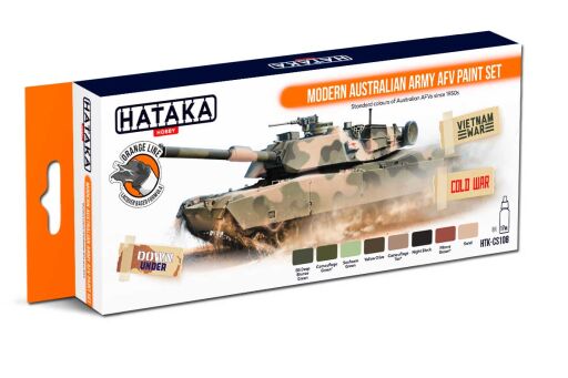 HTK-CS108 Modern Australian Army AFV paint set -- ORANGE LINE farby modelarskie