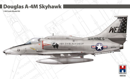 H2K48036 Douglas A-4M Skyhawk Model samolotu do sklejania