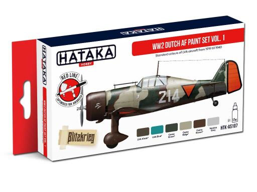 HTK-AS107 WW2 Dutch AF paint set vol. 1 farby modelarskie