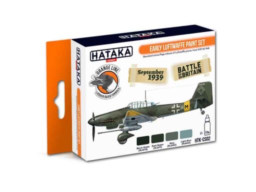 HTK-CS02 Early Luftwaffe paint set -- ORANGE LINE farby modelarskie