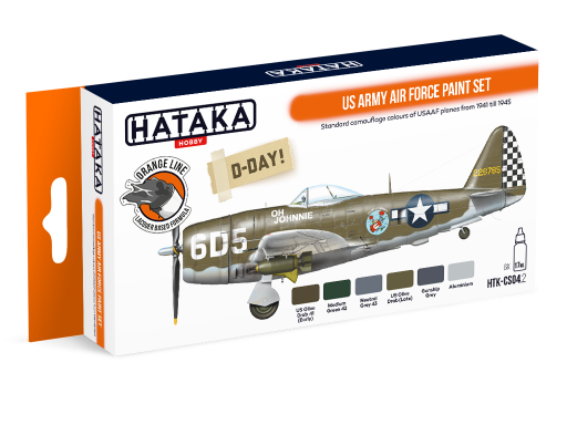 HTK-CS04.2 US Army Air Force paint set farby modelarskie