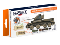 HTK-CS22 British AFV paint set (WW2 European colours) -- ORANGE LINE