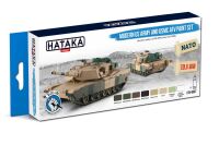 HTK-BS67 Modern US Army and USMC AFV paint set – BLUE LINE