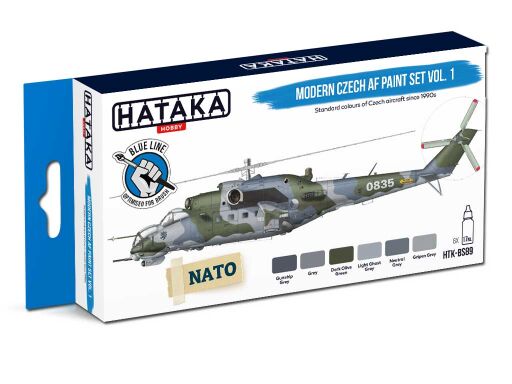 HTK-BS89 Modern Czech AF paint set vol. 1 – BLUE LINE farby modelarskie