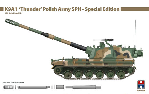 H2K35005SE K9A1 'Thunder' Polish Army SPH - Special Edition pojazdy wojskowe do sklejania