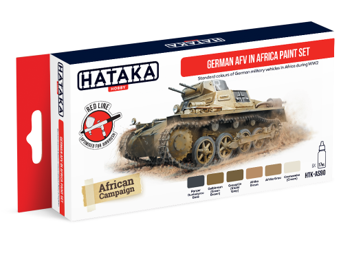 HTK-AS90 German AFV in Africa paint set farby modelarskie