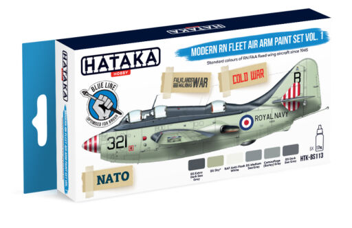 HTK-BS113 Modern RN Fleet Air Arm paint set vol. 1 farby modelarskie