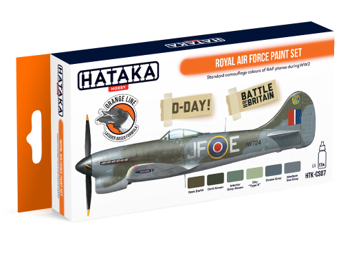 HTK-CS07 Royal Air Force paint set ORANGE LINE farby modelarskie