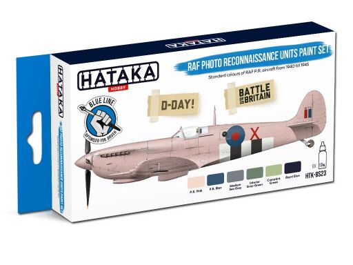 HTK-BS23 RAF Photo Reconnaissance Units paint set – BLUE LINE farby modelarskie