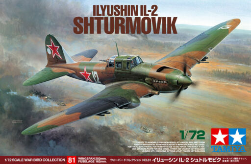 Tamiya 60781 1/72 IL-2 Model samolotu do sklejania