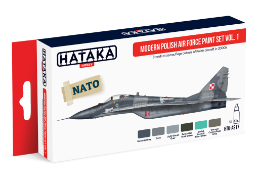 HTK-AS17 Modern Polish Air Force paint set vol. 1 farby modelarskie