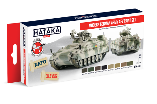 HTK-AS81 Modern German Army AFV paint set farby modelarskie