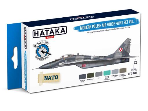 HTK-BS17 Modern Polish Air Force paint set vol. 1 farby modelarskie