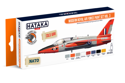 HTK-CS70 Modern Royal Air Force paint set vol. 3 -- ORANGE LINE farby modelarskie