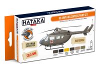 HTK-CS19 US Army Helicopters Paint Set -- ORANGE LINE