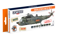 HTK-CS55 Modern Luftwaffe paint set vol. 2 --> ORANGE LINE