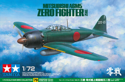 Tamiya 60779 1/72 A6M5 Zero (Zeke) Model samolotu do sklejania