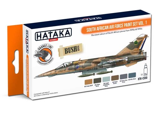 HTK-CS50 South African Air Force paint set vol. 1 -- ORANGE LINE farby modelarskie