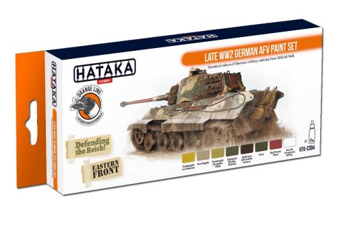 HTK-CS94 Late WW2 German AFV paint set -- ORANGE LINE farby modelarskie