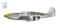 North American P-51B-15-NA Mustang s/n 42-106839 „Bald Eagle III”, 374th FS, 361st FG, 8th AF USAAF, pilot 1st Lieutenant Robert Turnbull Eckfeldt, USAAF Station 374 Bottisham, Wielka Brytania, lipiec 1944
