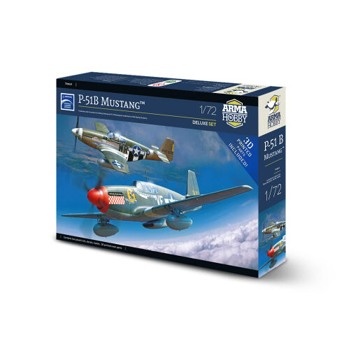 70069 P-51 B Mustang ™ Deluxe Set Model samolotu do sklejania