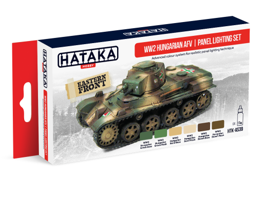 HTK-AS39 WW2 Hungarian AFV - panel lighting set farby modelarskie