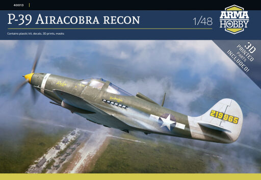 40013 P-39 Airacobra RECON Model samolotu do sklejania