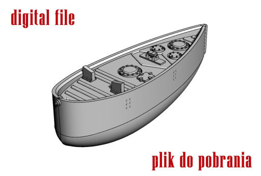 72007-3D Podkadłubowy Zbiornik Paliwa do Wildcata 1/72 Plik 3D