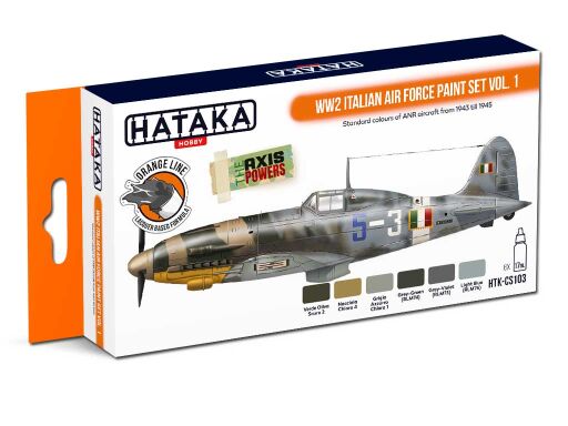 HTK-CS103 WW2 Italian Air Force Paint set vol. 1 -- ORANGE LINE farby modelarskie