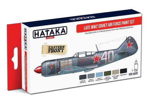 HTK-AS20 Late WW2 Soviet Air Force paint set farby modelarskie