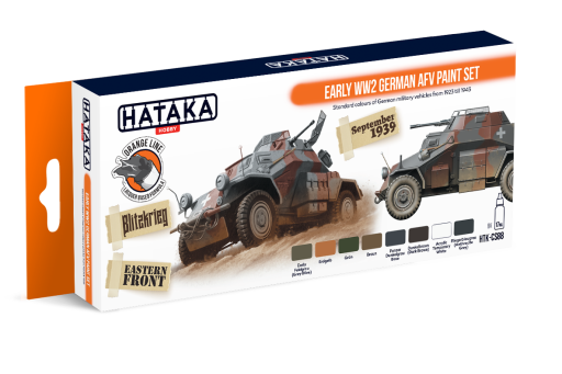 HTK-CS88 Early WW2 German AFV paint set --> ORANGE LINE farby modelarskie