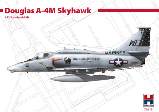 H2K72017 Douglas A-4M Skyhawk -Black Sheep Model samolotu do sklejania