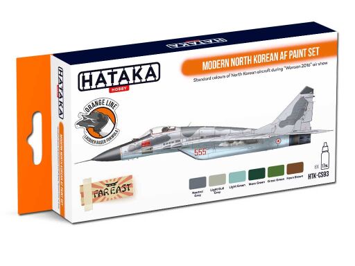 HTK-CS93 Modern North Korean AF paint set -- ORANGE LINE farby modelarskie